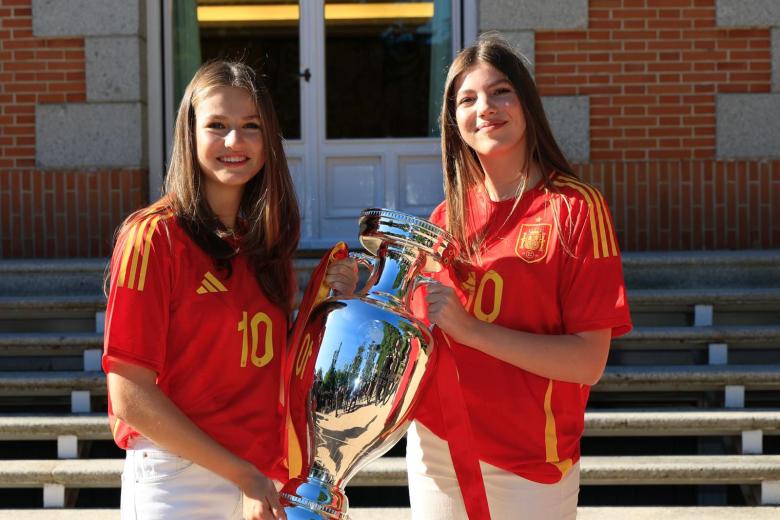 Princess Leonor de Borbon during a meeting with Patronato de la Fundacion Comité Español de los Colegios del Mundo Unido (UWC) in Madrid on Wednesday, 17 July 2024.