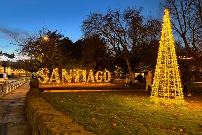 Iluminación de Santiago de Compostela