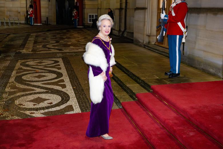 Princess Benedikte attending annual New Years Dinner, Copenhagen, Denmark  - 01 Jan 2025