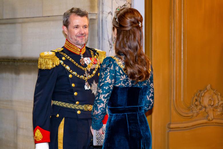 Princess Marie attending annual New Years Dinner, Copenhagen, Denmark  - 01 Jan 2025