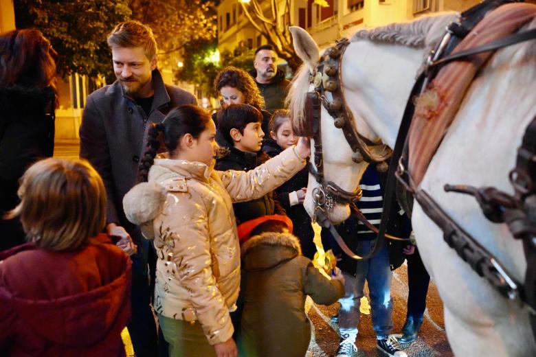 Ofrenda al Niño Jesús de la Parroquia de la Inmaculada Concepción, en Ciudad Jardín