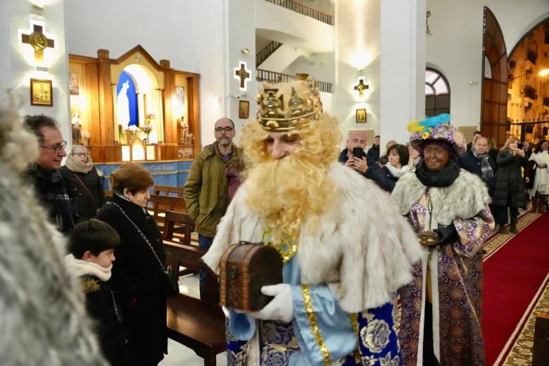 Ofrenda al Niño Jesús de la Parroquia de la Inmaculada Concepción, en Ciudad Jardín