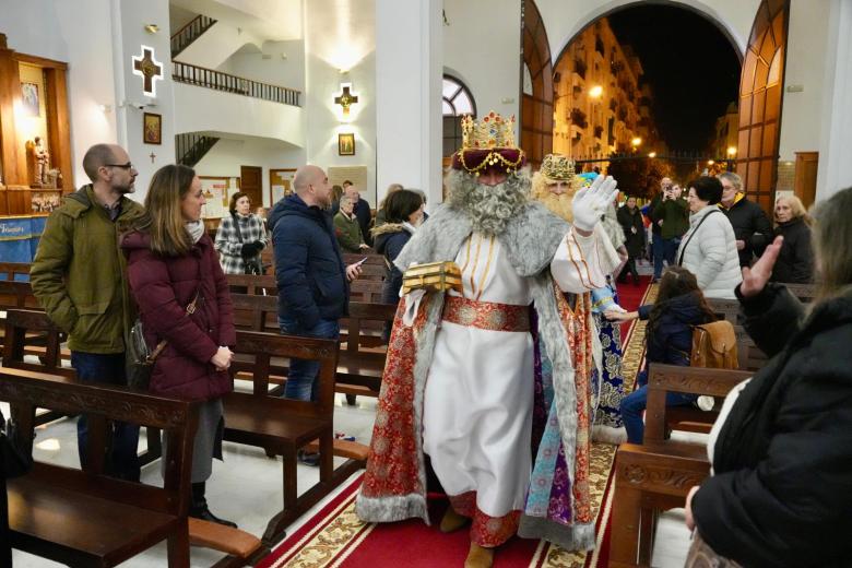 Ofrenda al Niño Jesús de la Parroquia de la Inmaculada Concepción, en Ciudad Jardín