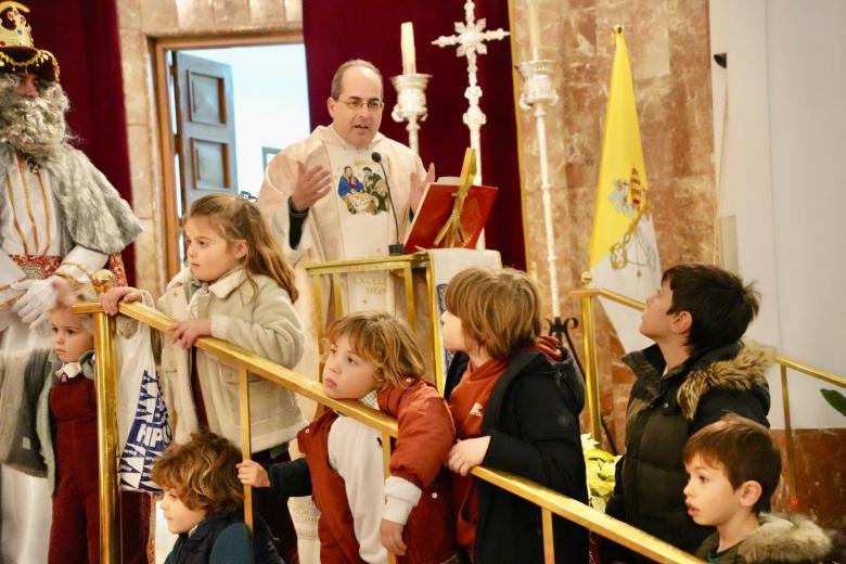 Ofrenda al Niño Jesús de la Parroquia de la Inmaculada Concepción, en Ciudad Jardín