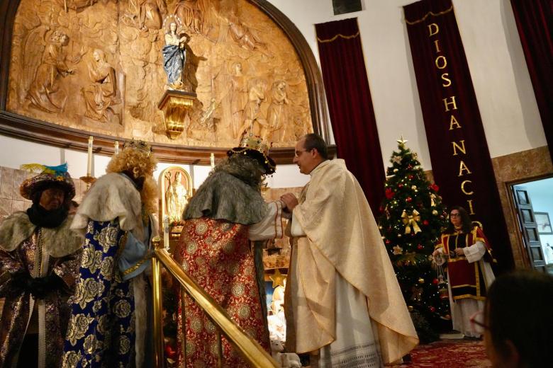 Ofrenda al Niño Jesús de la Parroquia de la Inmaculada Concepción, en Ciudad Jardín