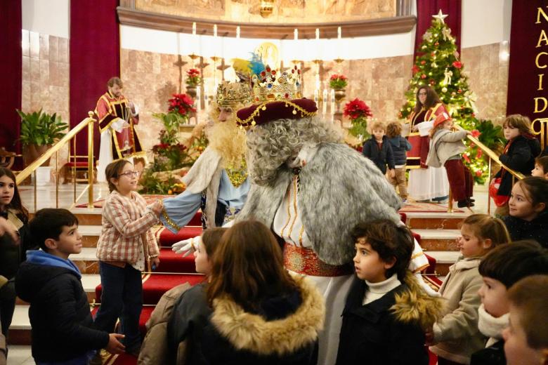 Ofrenda al Niño Jesús de la Parroquia de la Inmaculada Concepción, en Ciudad Jardín