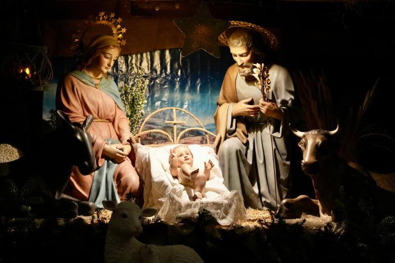 Ofrenda al Niño Jesús de la Parroquia de la Inmaculada Concepción, en Ciudad Jardín