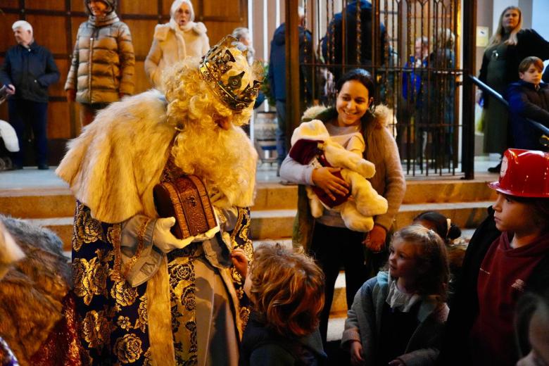 Ofrenda al Niño Jesús de la Parroquia de la Inmaculada Concepción, en Ciudad Jardín