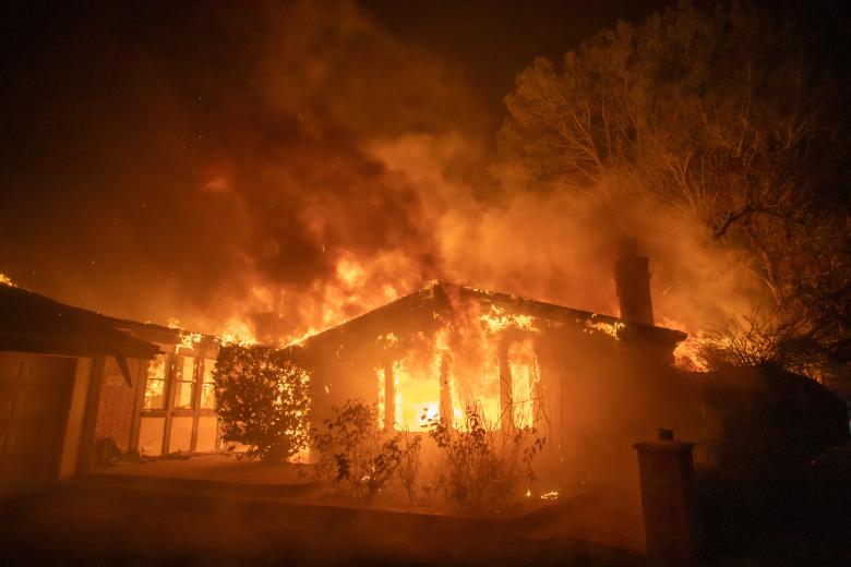 El fuego llega a varias zonas del estado