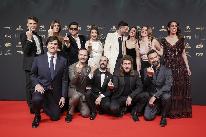 El equipo de La casa en llamas