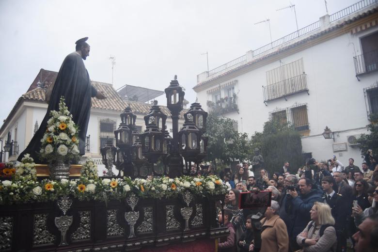 La procesión del Beato Padre Cristobal de Santa Catalina, en imágenes