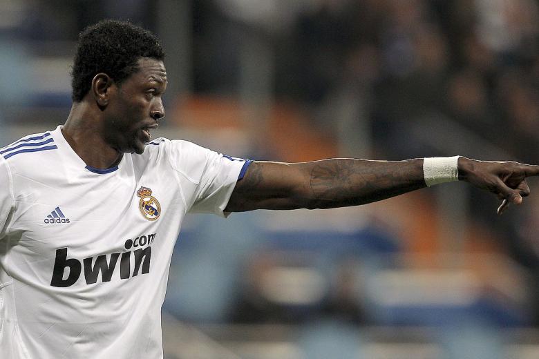 Adebayor hizo un gran papel en el Real Madrid