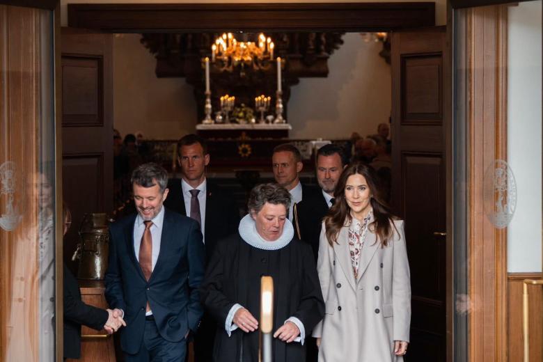 Los Reyes Federico y Mary de Dinamarca