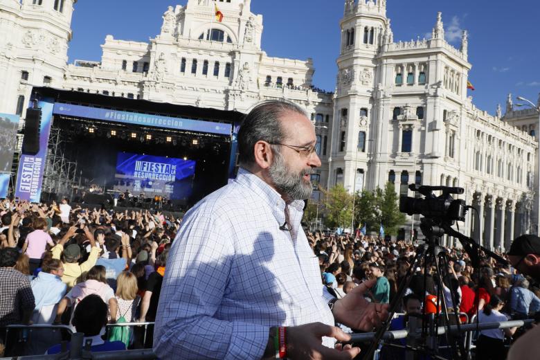 El presidente de la  Asociación Católica de Propagandistas (ACdP) y de El Debate, Alfonso Bullón de Mendoza, en la III Fiesta de la Resurrección