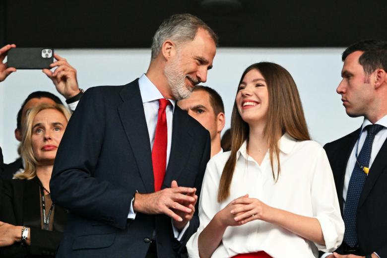 Princess Leonor de Borbon and Infanta Sofia de Borbon attending Princess of Girona awards 2024 in Girona on Wednesday, 10 July 2024.