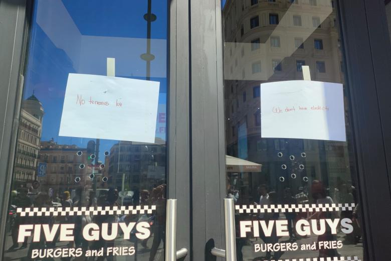 Negocio en Madrid cerrado