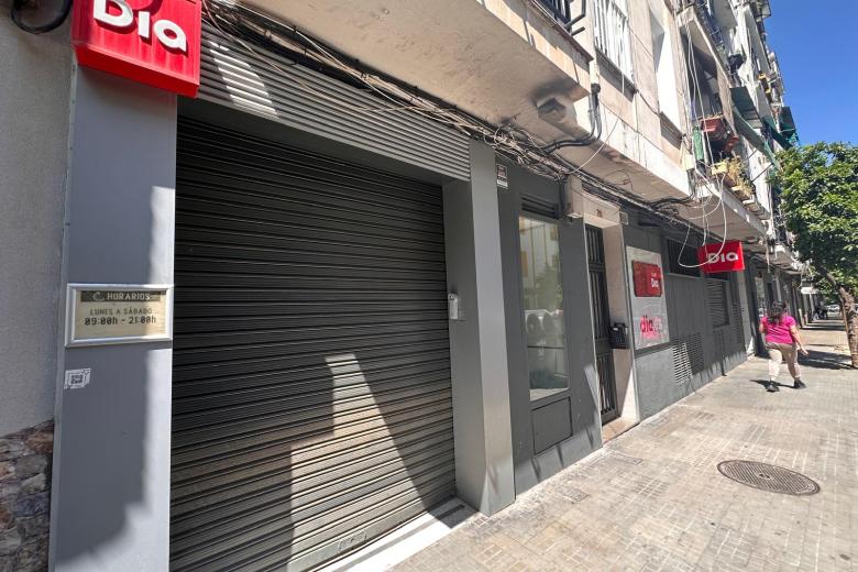 Supermercado cerrado