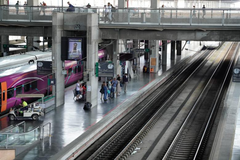 Estación de Córdoba Adif, esta mañana tras el apagón