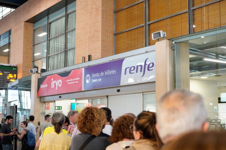 Estación de Córdoba Adif, esta mañana tras el apagón