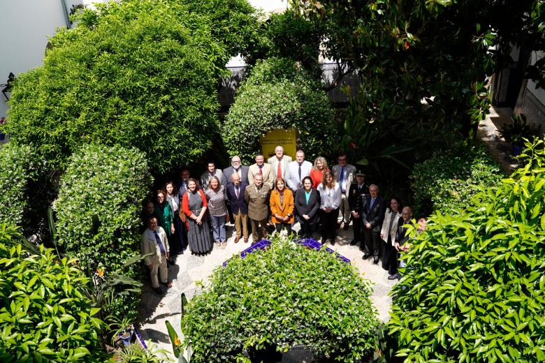 Inauguración del patio cordobés de la Subdelegación de Defensa de Córdoba
