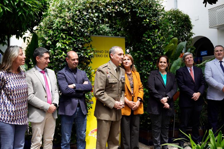 Inauguración del patio cordobés de la Subdelegación de Defensa de Córdoba