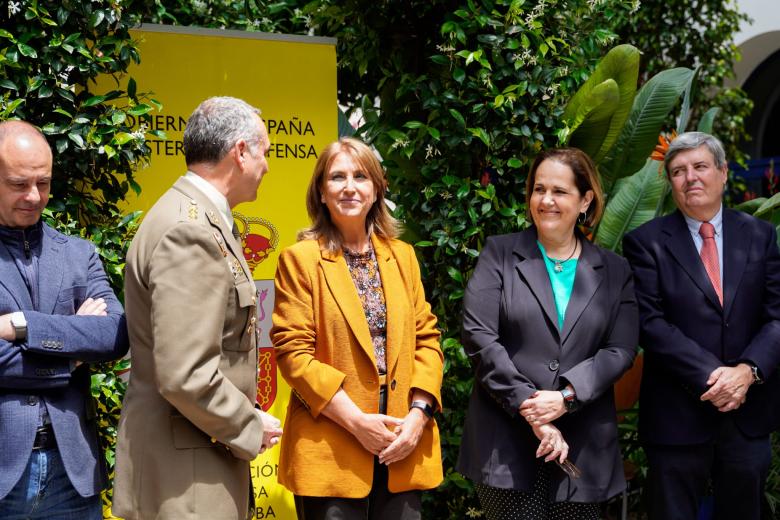 Inauguración del patio cordobés de la Subdelegación de Defensa de Córdoba