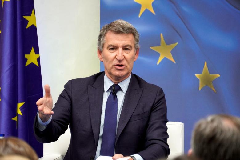 Acto del Día de Europa con Alberto Núñez Feijóo en Córdoba