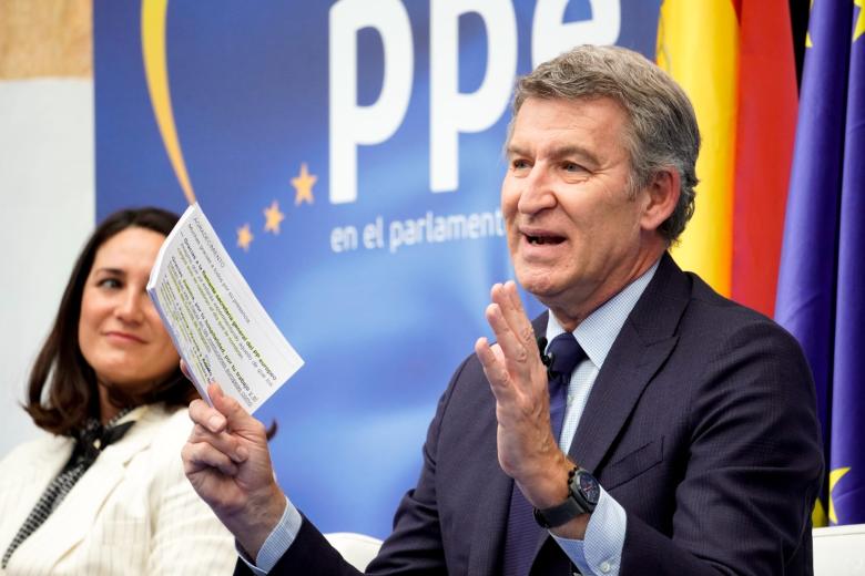 Acto del Día de Europa con Alberto Núñez Feijóo en Córdoba