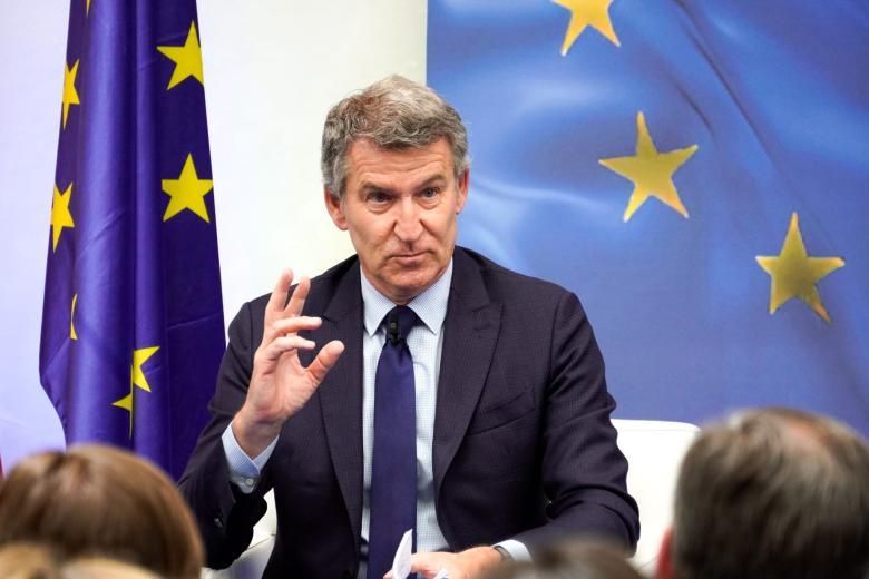 Acto del Día de Europa con Alberto Núñez Feijóo en Córdoba
