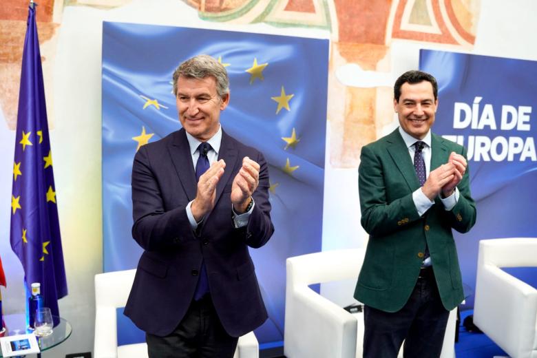 Acto del Día de Europa con Alberto Núñez Feijóo en Córdoba