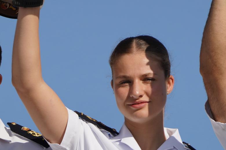 Spanish Princess Leonor of Borbon on board Juan Sebastian Elcano in Cartagena de Indias (Colombia) on Friday, 9 May 2025.