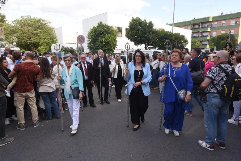La procesión de la Virgen de Fátima, en imágenes