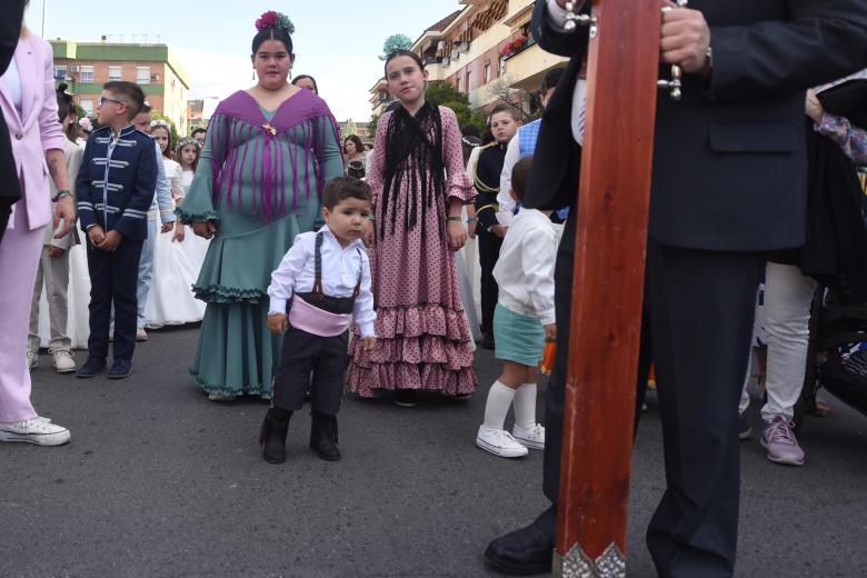 La procesión de la Virgen de Fátima, en imágenes