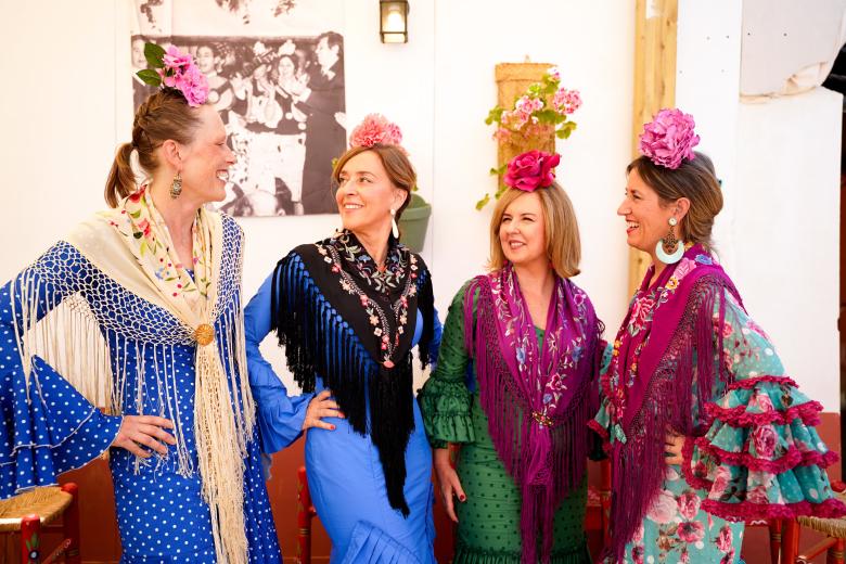 Las mejores vestidas del jueves de feria en Córdoba