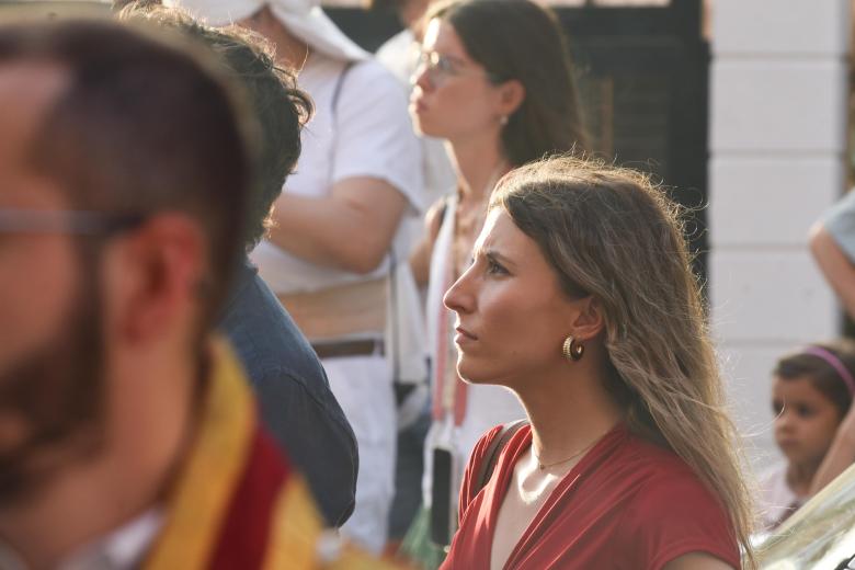El traslado del paso de misterio de la Sagrada Cena a la Catedra, en imágenes