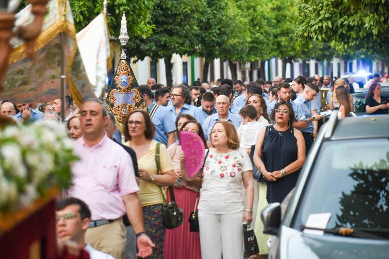 La procesión del Corpus de Cañero, en imágenes