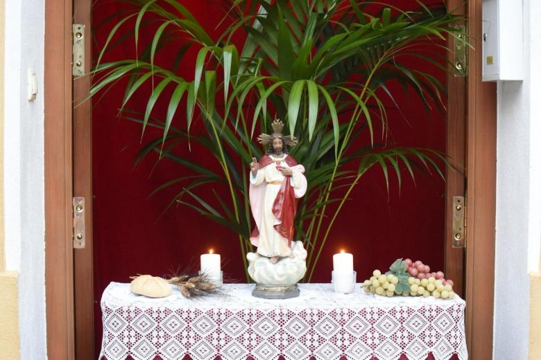 La procesión del Corpus de Cañero, en imágenes