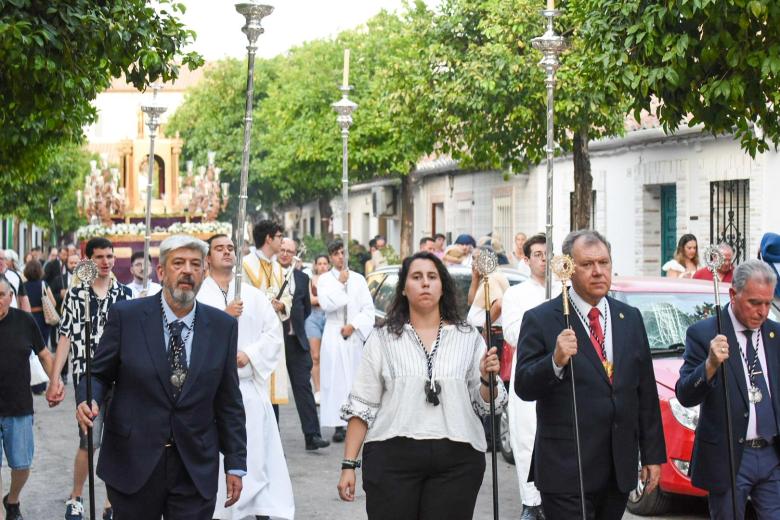 La procesión del Corpus de Cañero, en imágenes