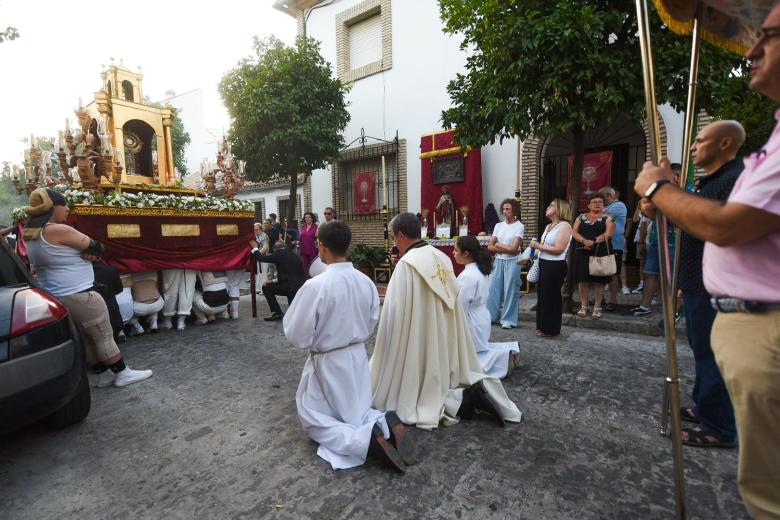 La procesión del Corpus de Cañero, en imágenes