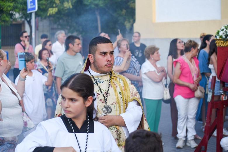 La procesión del Corpus de Cañero, en imágenes