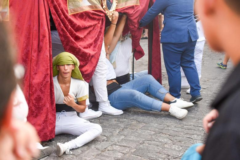 La procesión del Corpus de Cañero, en imágenes