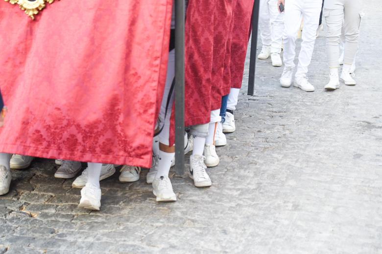 La procesión del Corpus de Cañero, en imágenes