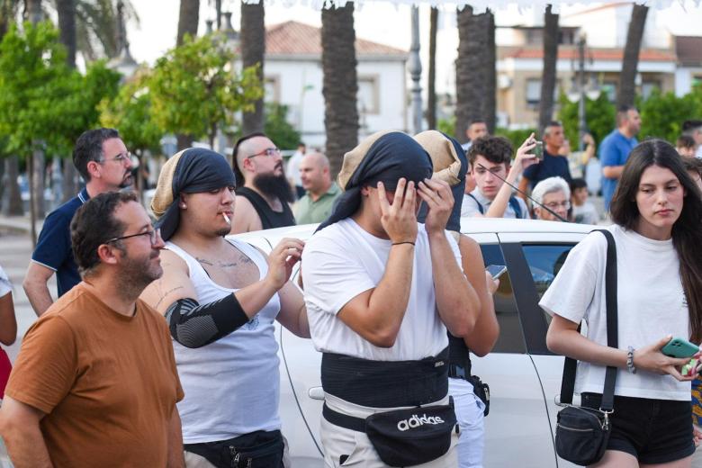 La procesión del Corpus de Cañero, en imágenes