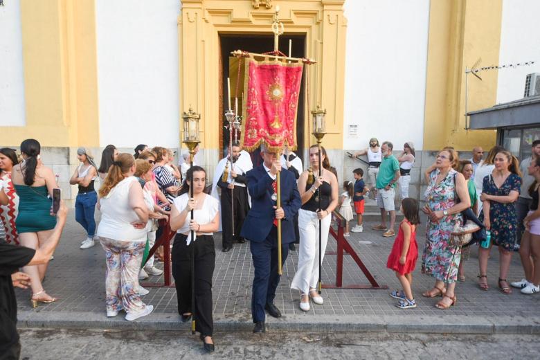 La procesión del Corpus de Cañero, en imágenes
