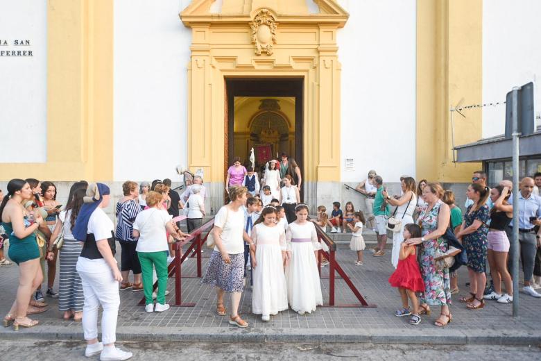 La procesión del Corpus de Cañero, en imágenes