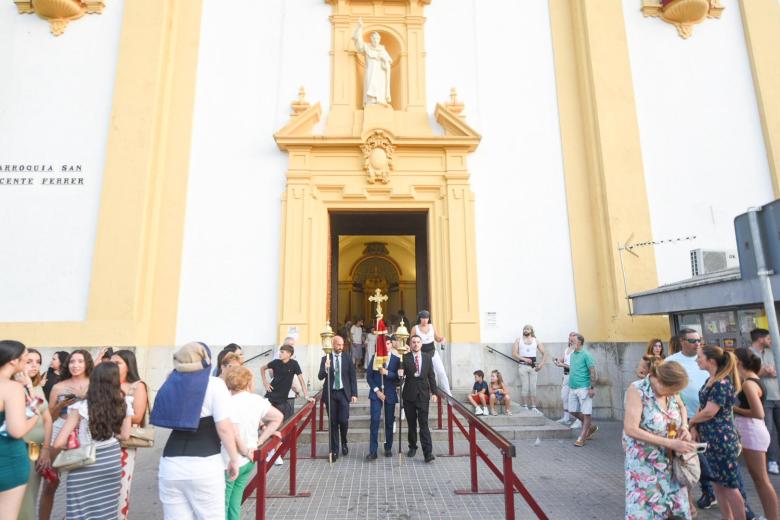 La procesión del Corpus de Cañero, en imágenes