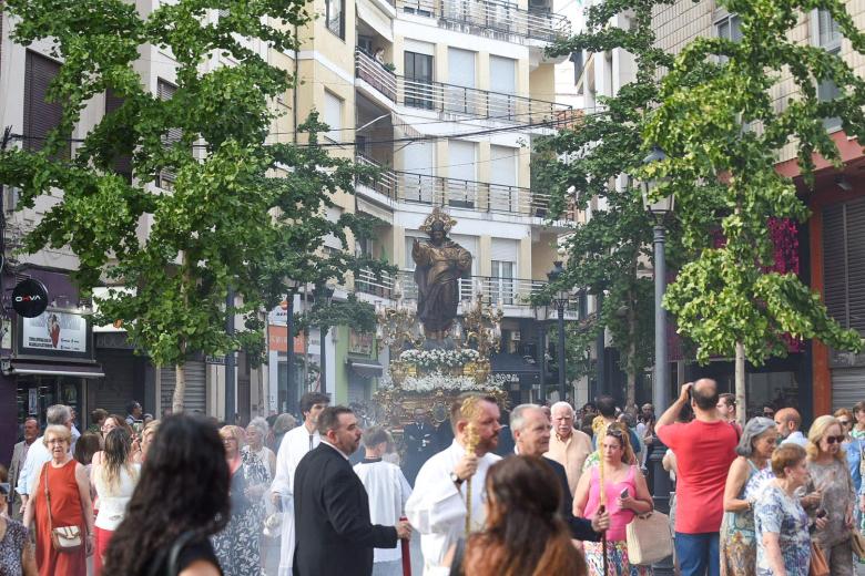 La procesión del Sagrado Corazón de Jesús, en imágenes