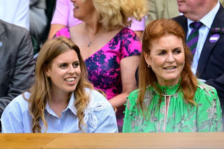 Mandatory Credit: Photo by Victoria Jones/Shutterstock (15378847bb)
Princess Beatrice and Sarah Ferguson, Duchess of York in the Royal Box on Centre Court
Wimbledon Tennis Championships, Day 1, The All England Lawn Tennis and Croquet Club, London, UK - 30 Jun 2025 *** Local Caption *** .