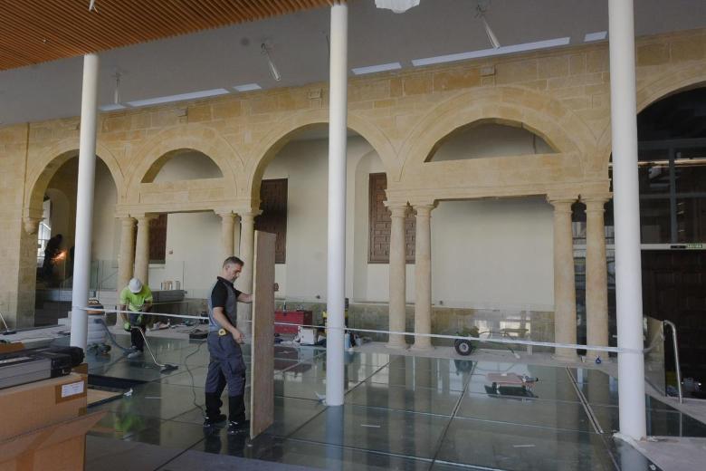 Obras del centro de recepción de visitantes de la Mezquita Catedral de Córdoba