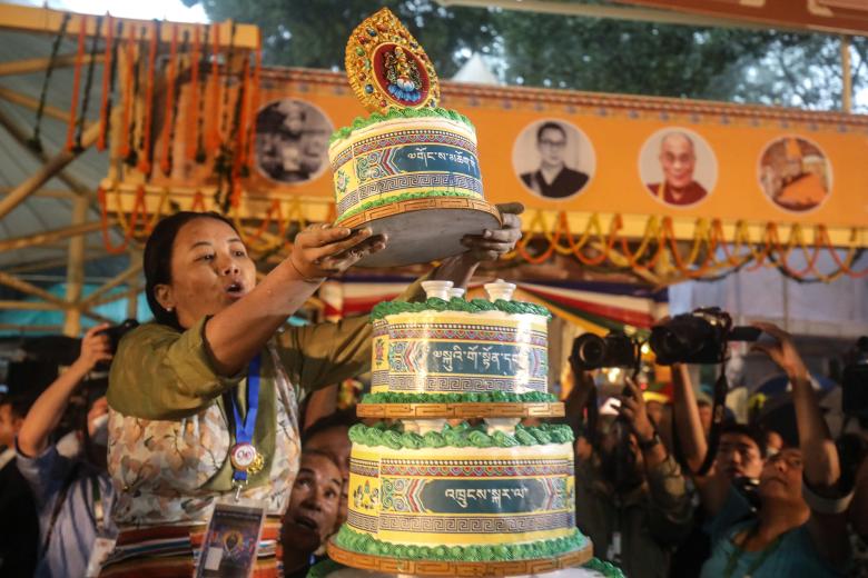El dalái lama celebra su 90º cumpleaños